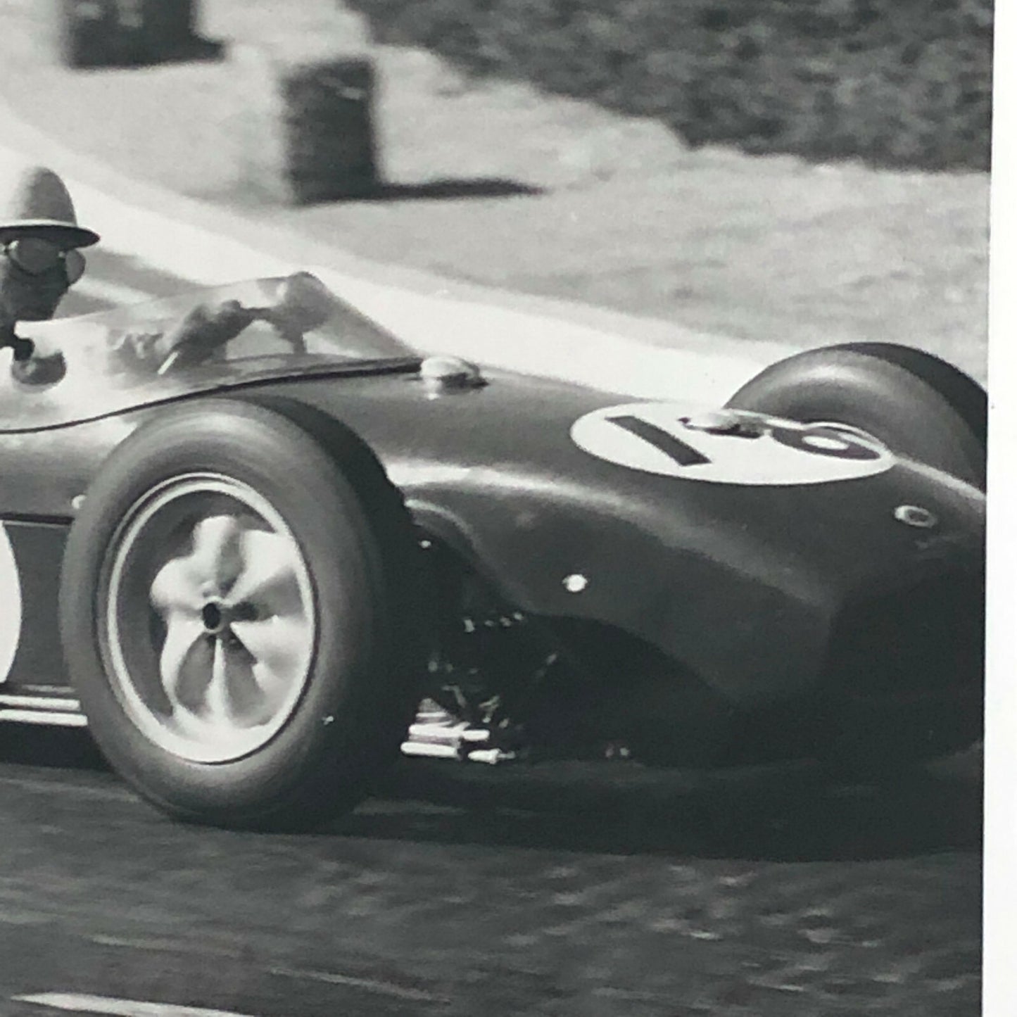 Vintage John Surtees Grand Prix Racing Photo Photograph Bernard Cahier Lotus Car