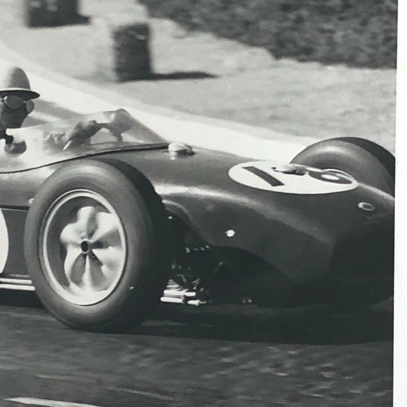 Vintage John Surtees Grand Prix Racing Photo Photograph Bernard Cahier Lotus Car