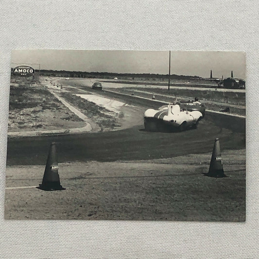 Vintage Jaguar D-Type Racing Car Photo Photograph 12 Hours of Sebring D Type 