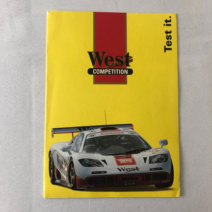 McLaren F1 West Competition Racing Press Kit Brochure Photo 35MM Slide +