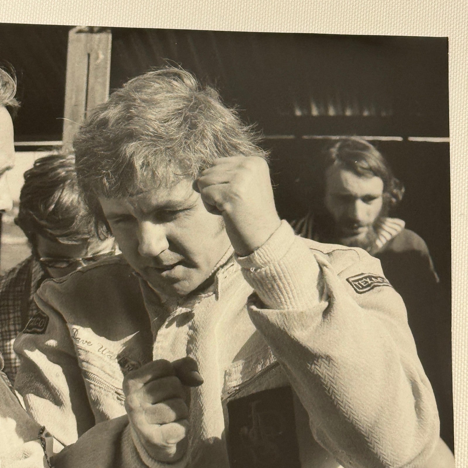 Vintage Racing Photo Niki Lauda Dave Walker 1972 French Grand Prix Race