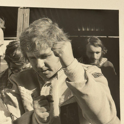 Vintage Racing Photo Niki Lauda Dave Walker 1972 French Grand Prix Race