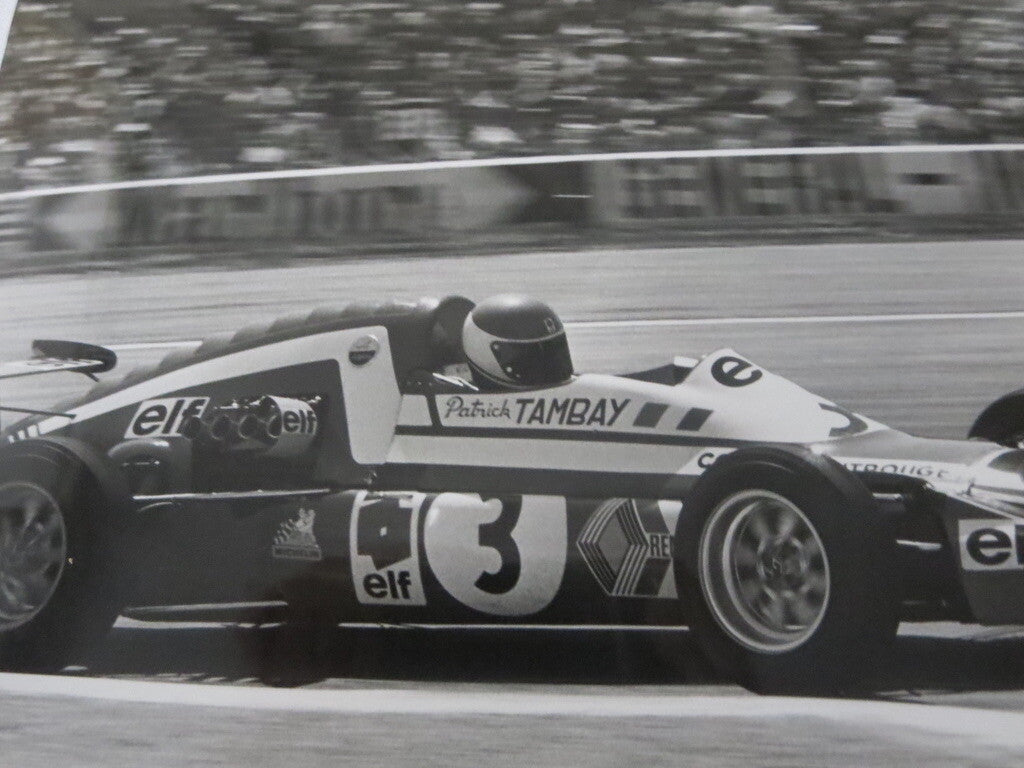 Vintage 1973 French Grand Prix Racing Photograph Photo - Patrick Tambay #3 