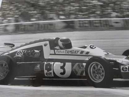 Vintage 1973 French Grand Prix Racing Photograph Photo - Patrick Tambay #3 