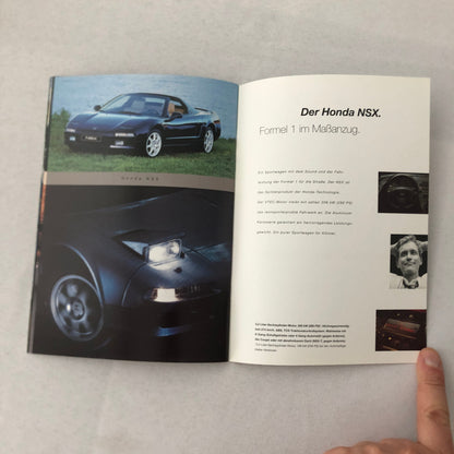Honda Sales Brochure Catalog NSX S2000 Integra Type R Prelude Civic + GERMAN