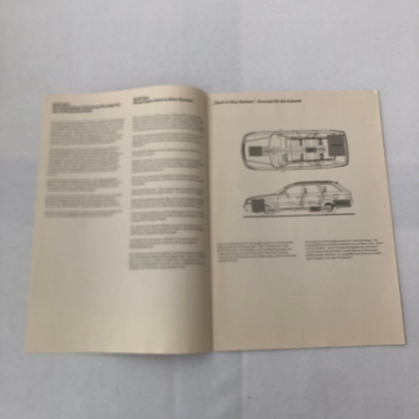 Audi Duo Station Wagon Concept Car Prototype Press Kit Brochure Photos GERMAN