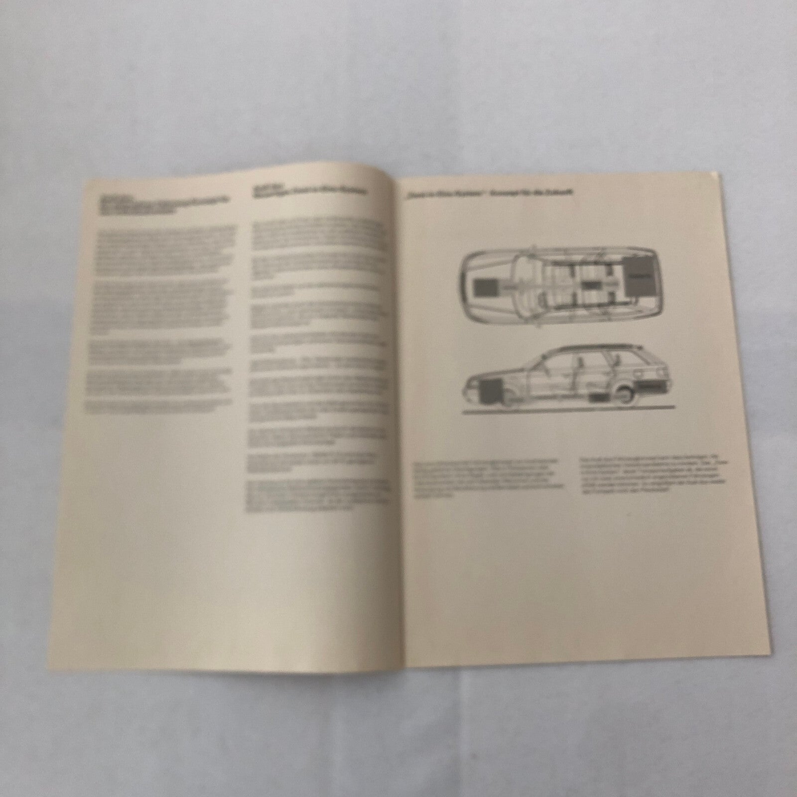 Audi Duo Station Wagon Concept Car Prototype Press Kit Brochure Photos GERMAN