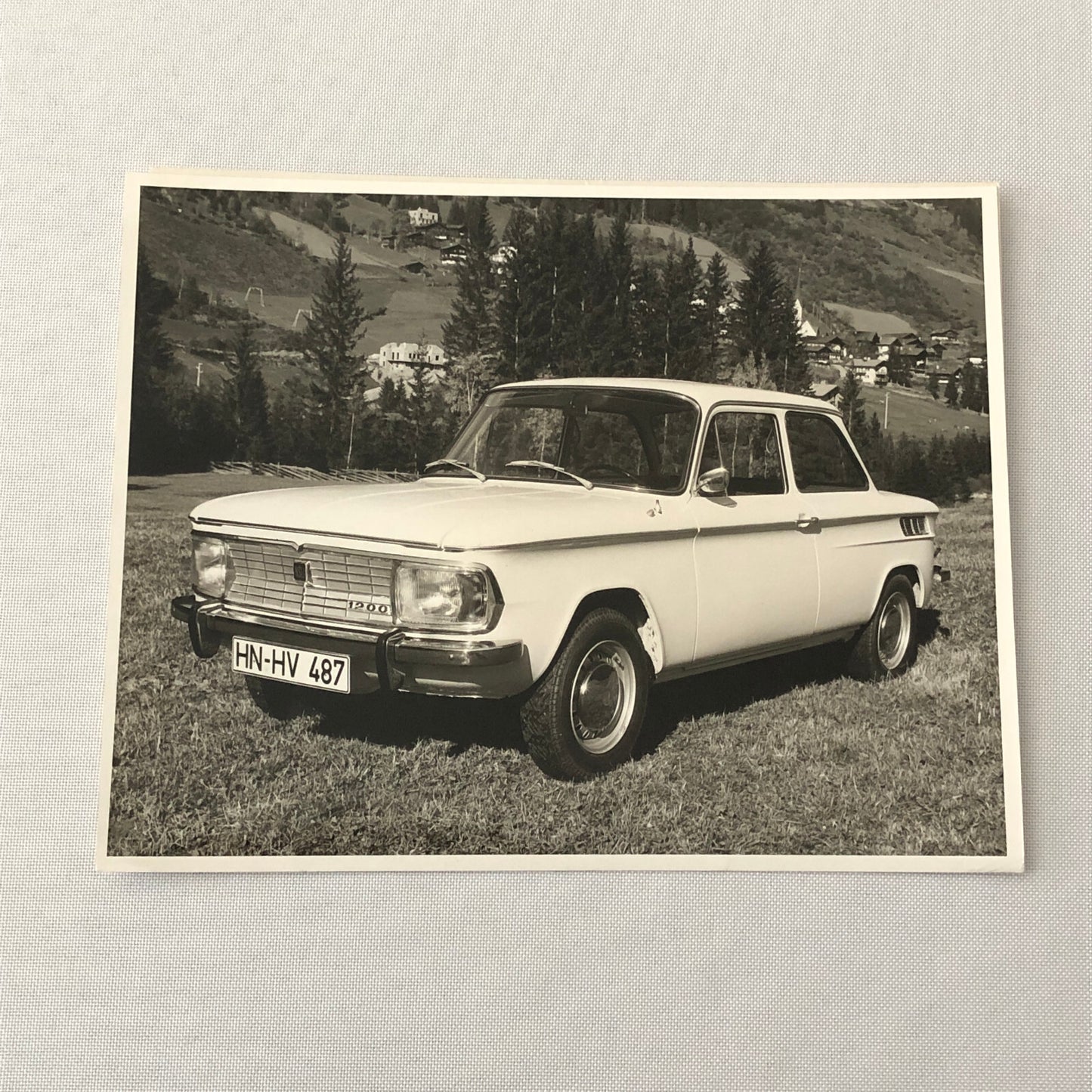 NSU 1200CS 1970 Factory Photo Photograph Print Vintage NSU 1200 CS