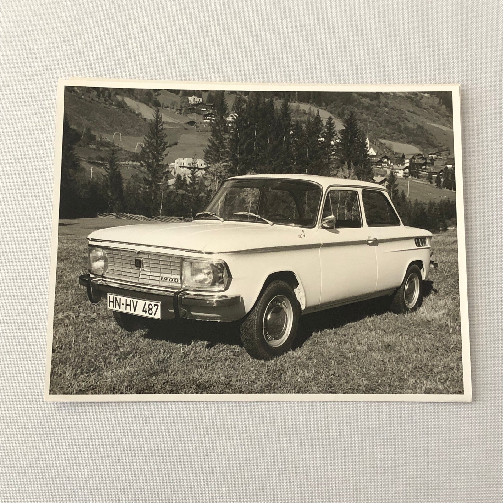 NSU 1200CS 1970 Factory Photo Photograph Print Vintage NSU 1200 CS