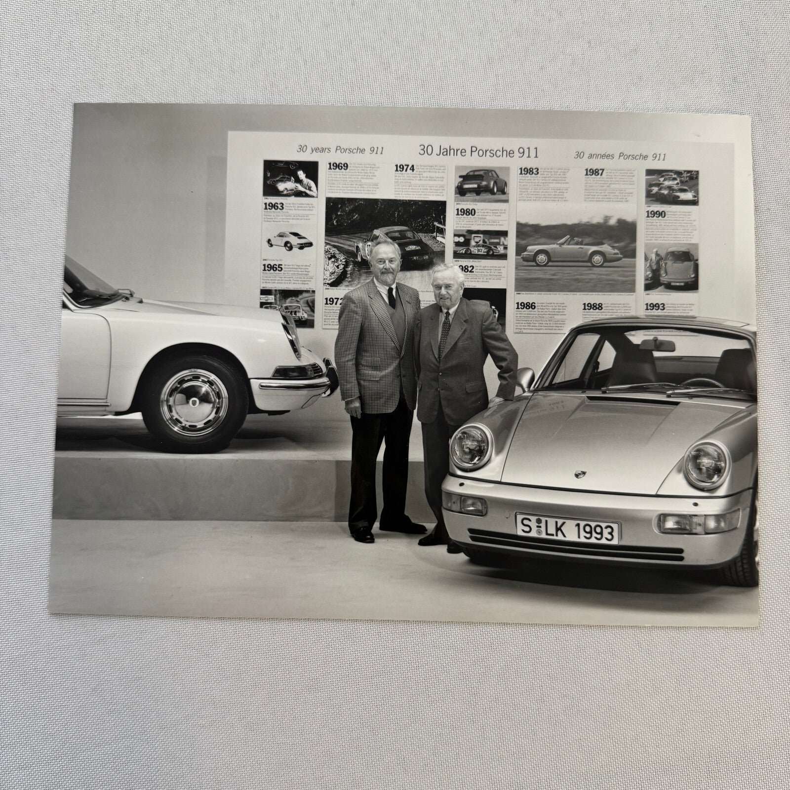 Porsche Factory Press Photo Photograph Porsche 911 Dr Ferdinand Porsche