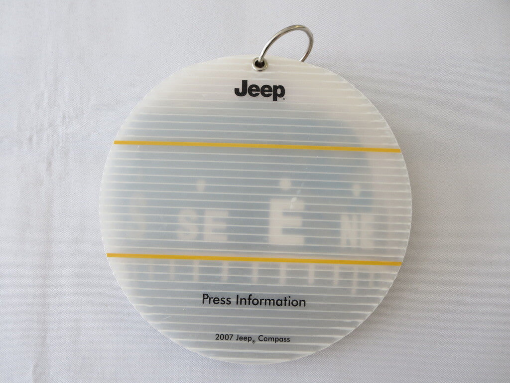 2007 Jeep Compass Press Kit Brochure with Photo CD Catalog 