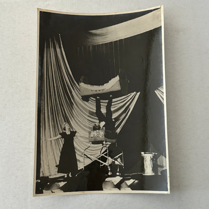 Vintage Circus Performer Balancing Act Juggling Photo Photograph