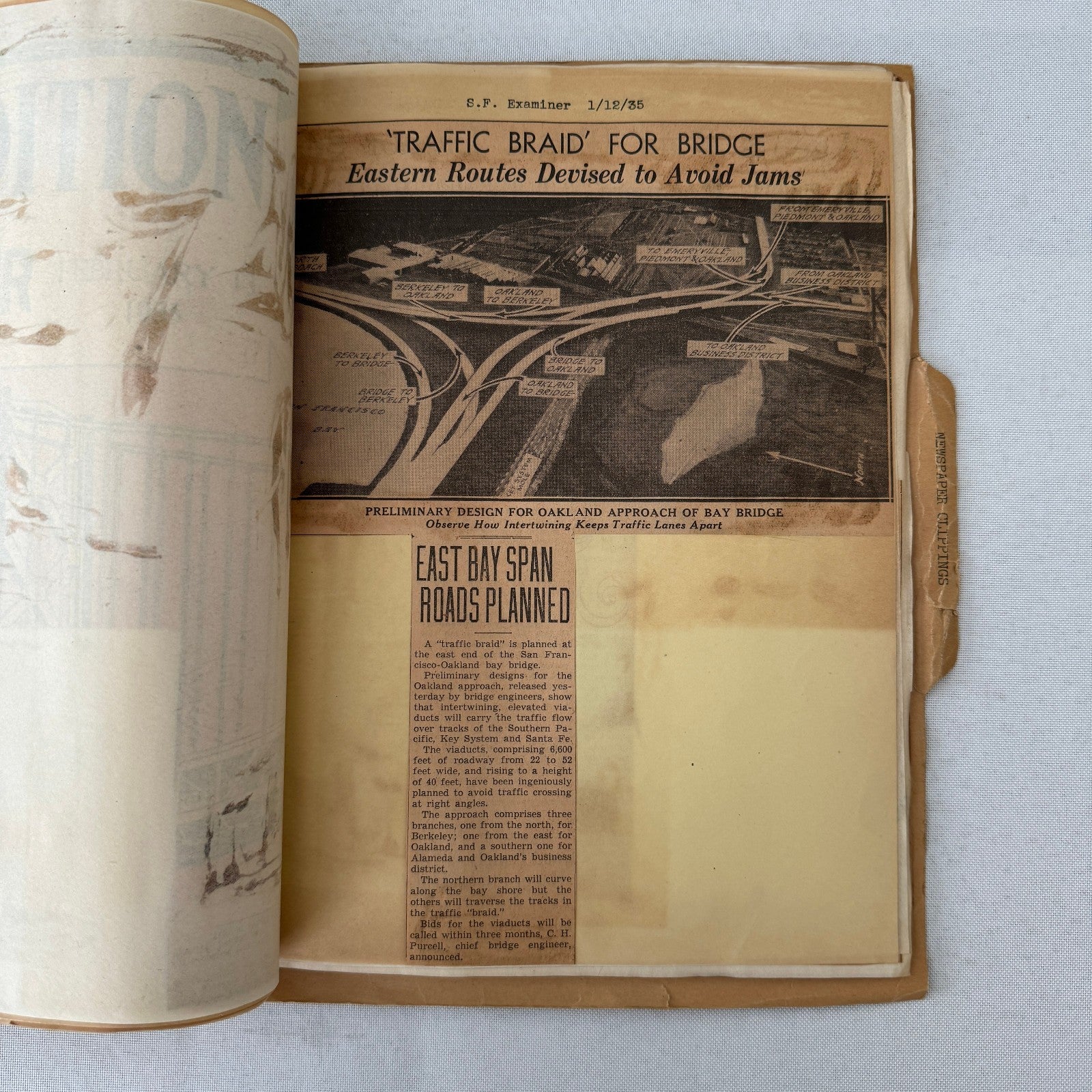 California Civil Engineering Highway Road Construction SCRAPBOOK 1934 1935