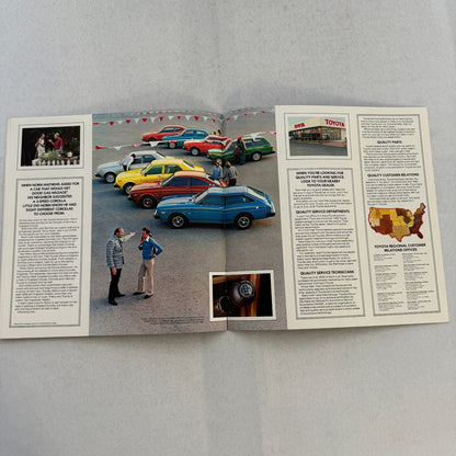 1977 Toyota Corolla Car Sales Brochure Catalog SR5 SR-5 Liftback Hardtop Wagon