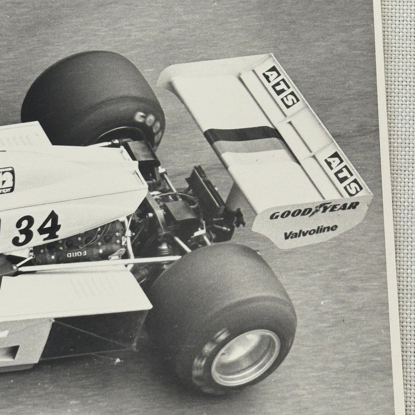 Jean Pierre Jarier JP Jarier Vintage Racing Photo Photograph Print Werner Eisele