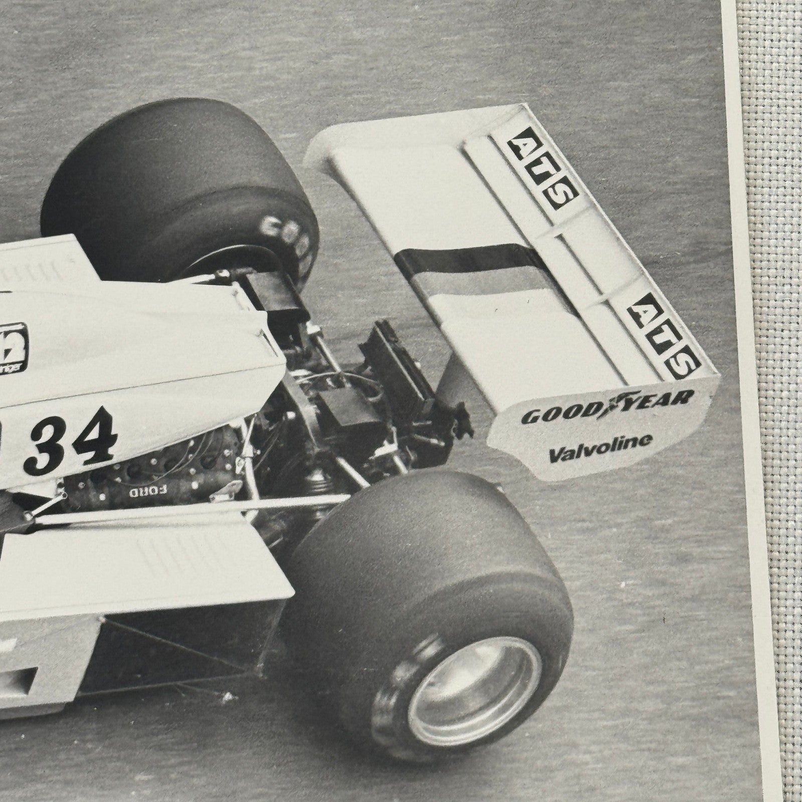 Jean Pierre Jarier JP Jarier Vintage Racing Photo Photograph Print Werner Eisele