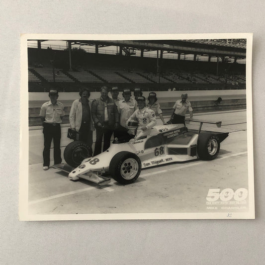 Vintage Indy Indianapolis Racing Photo Photograph Mike Chandler 1982