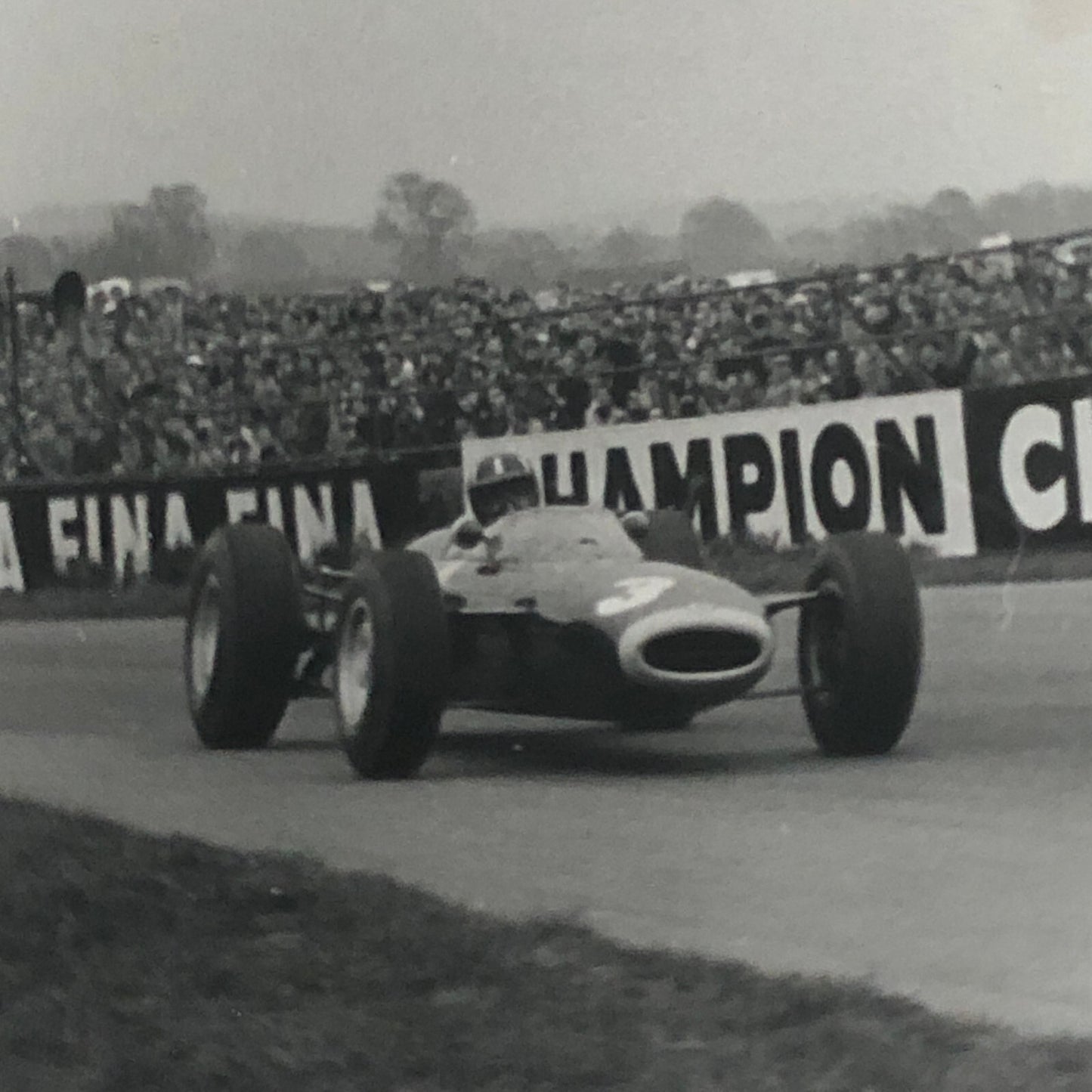Vintage Racing Photo Photograph Graham Hill BRM Jim Clark Lotus Goodwood 1964
