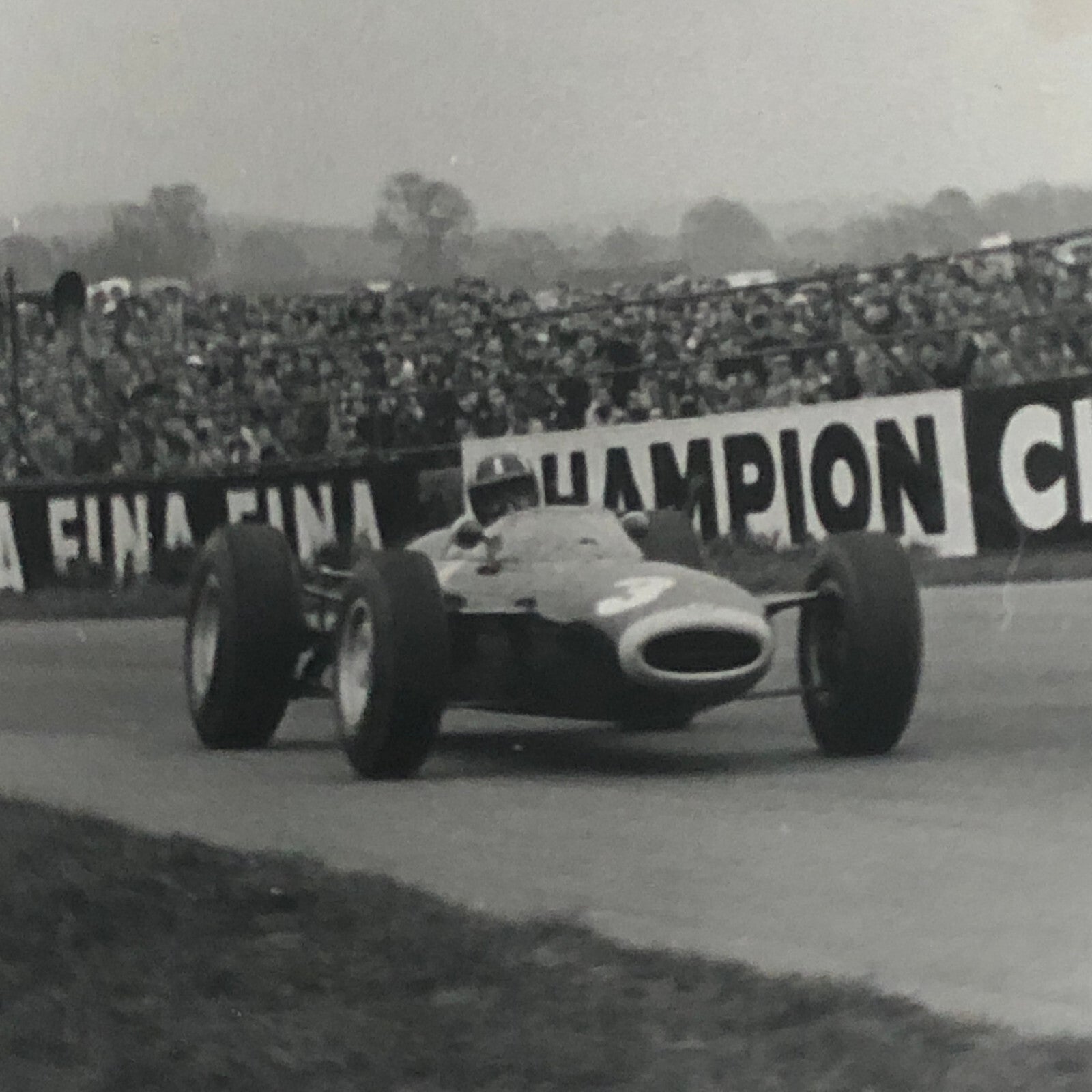 Vintage Racing Photo Photograph Graham Hill BRM Jim Clark Lotus Goodwood 1964