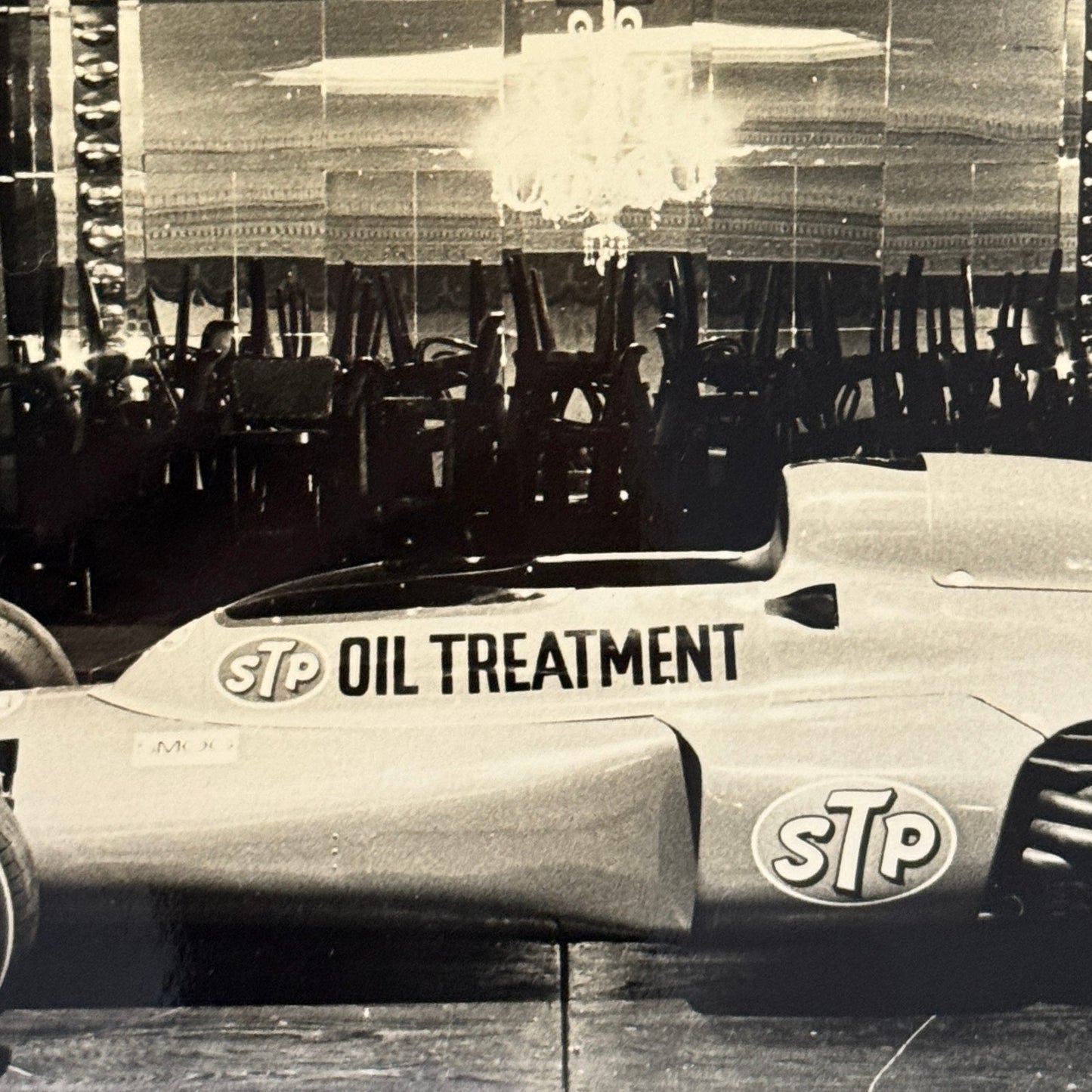 Vintage STP Racing Car Photo Photograph Print Ballroom Display Lot 5x