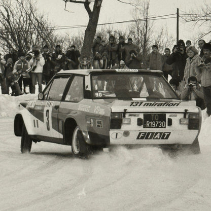 1980 Rallye Monte Carlo Press Photo Photograph DPPI Fiat 131 Abarth Car