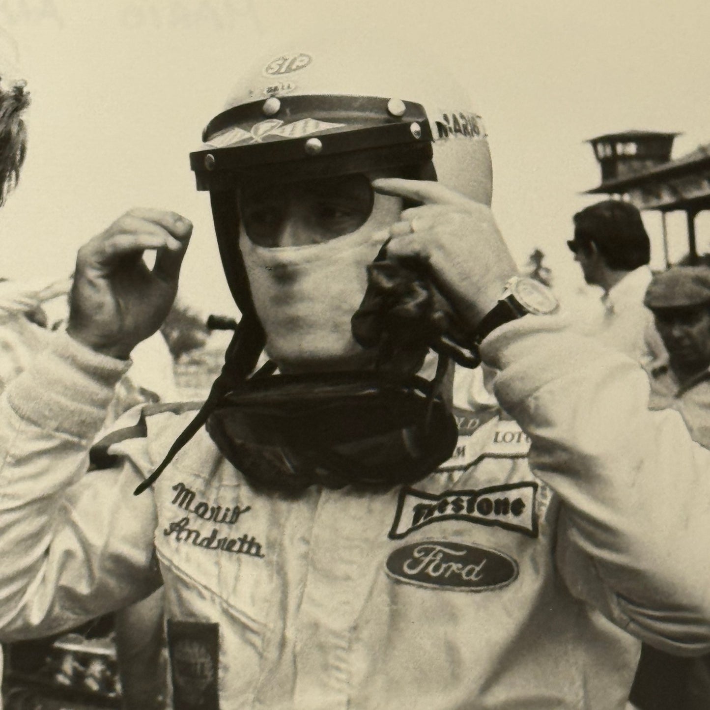 Vintage Racing Photo Mario Andretti 1969 German Grand Prix Motorsport Dave Sims