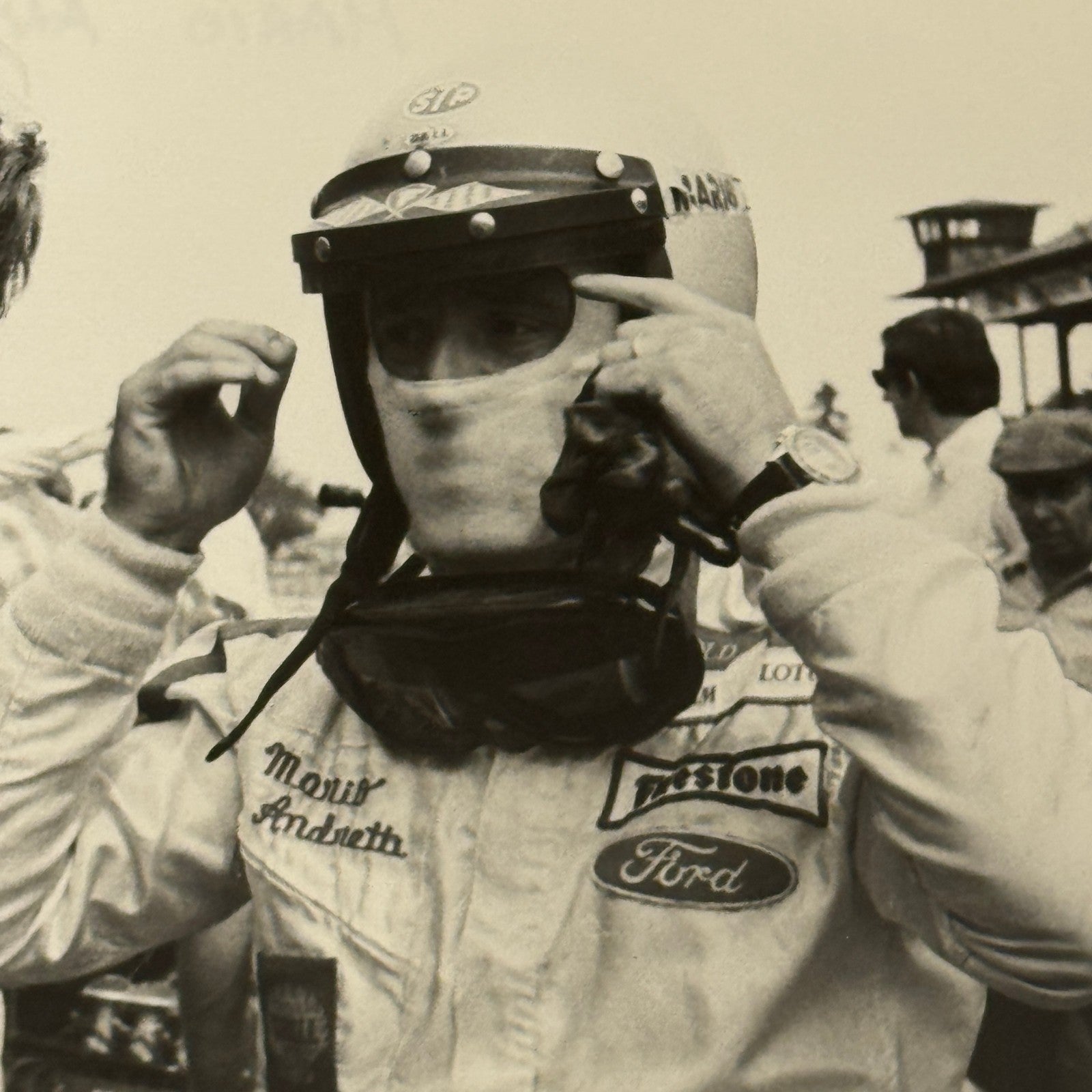 Vintage Racing Photo Mario Andretti 1969 German Grand Prix Motorsport Dave Sims