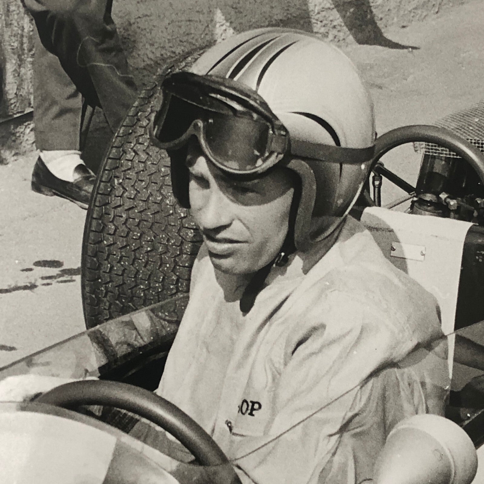 Mike Spence Lotus Car Grand Prix Racing Driver Photo Photograph Gunther Molter