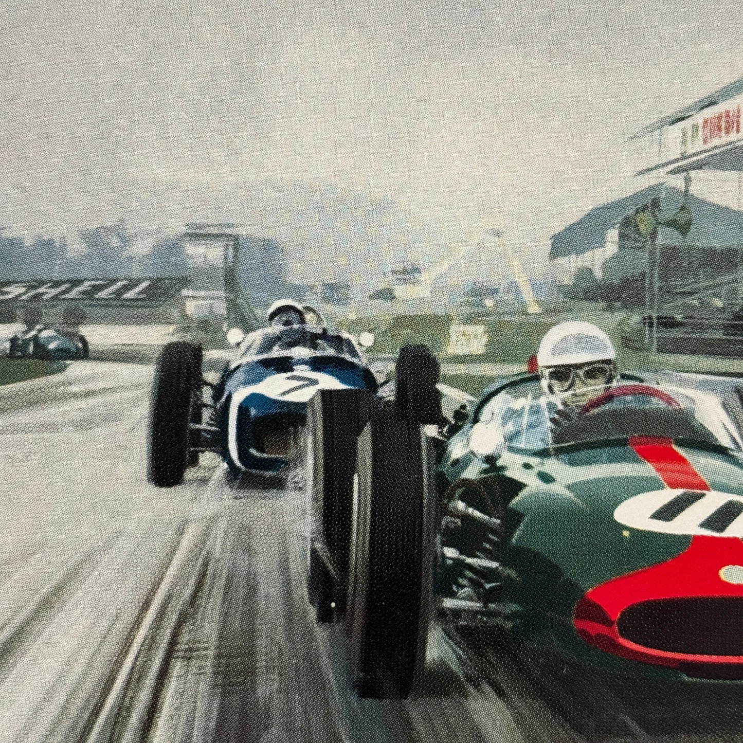 John Surtees Cooper Climax Stirling Moss Goodwood 1961 Illustration Print