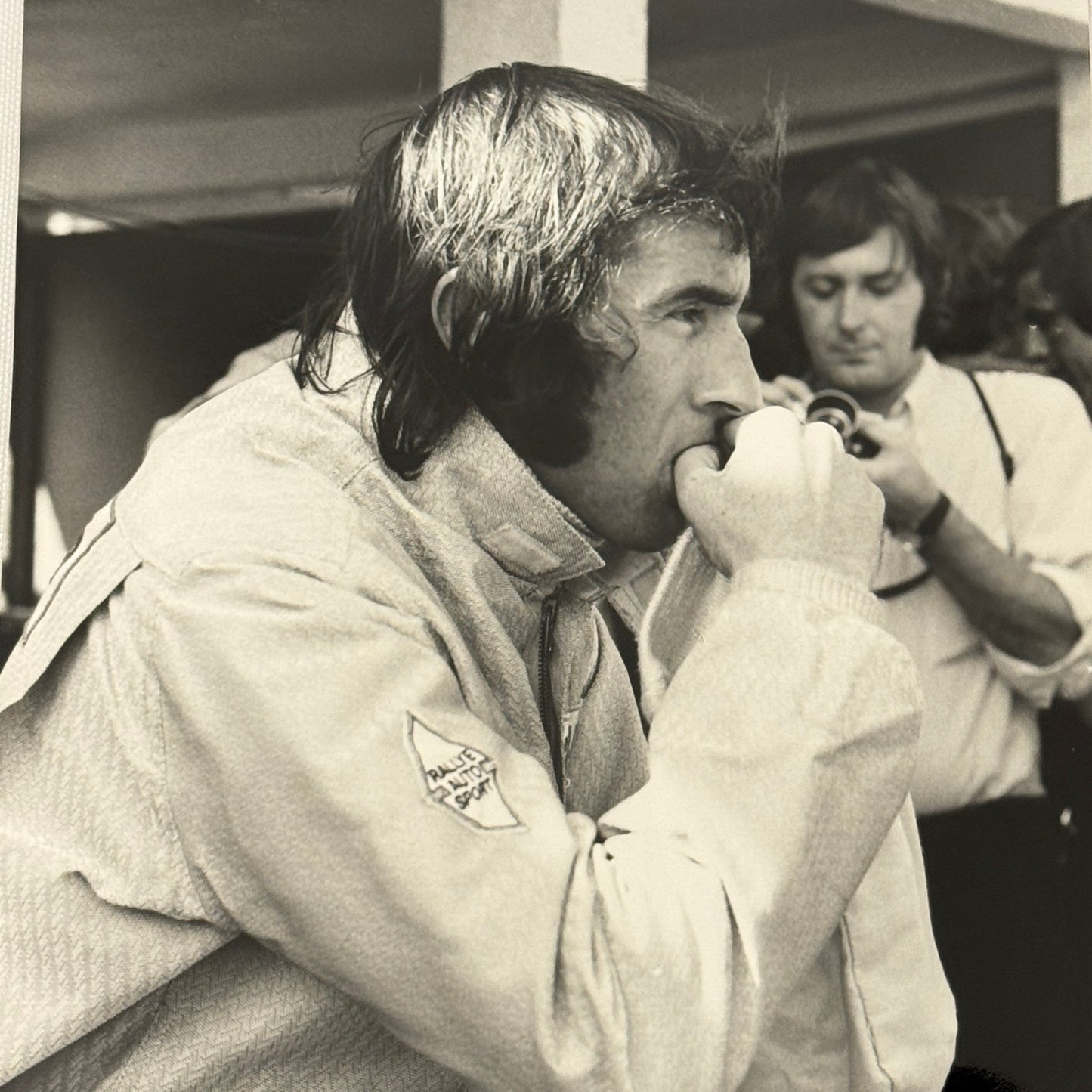 Vintage Racing Photo 1971 German Grand Prix Race Jackie Stewart Motorsport