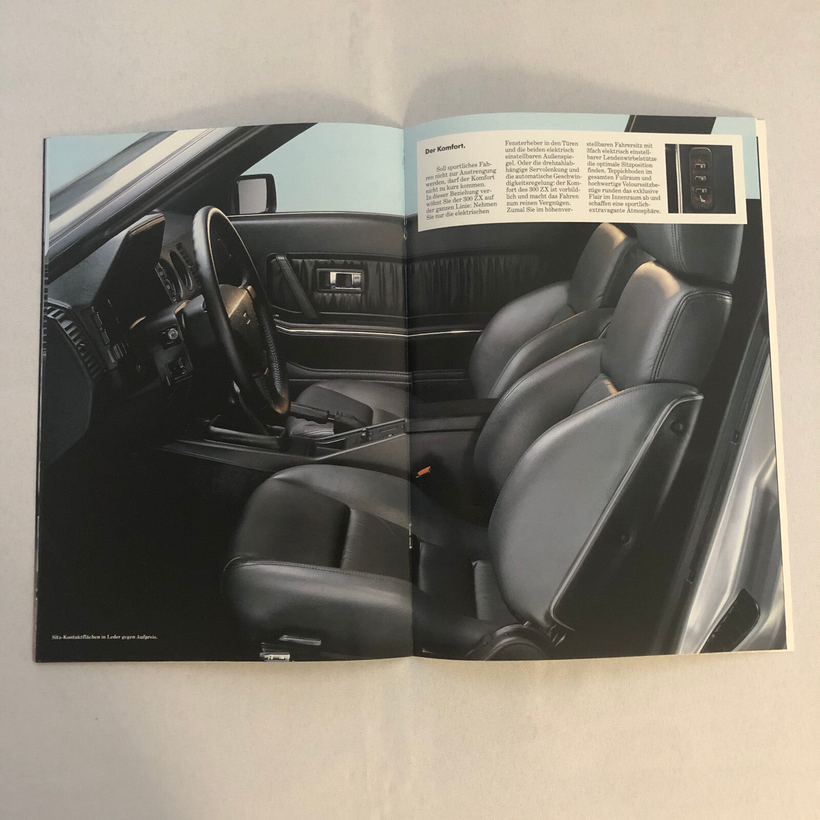 Vintage Nissan 300ZX Turbo Kat Sales Brochure Catalog GERMAN TEXT 300 ZX