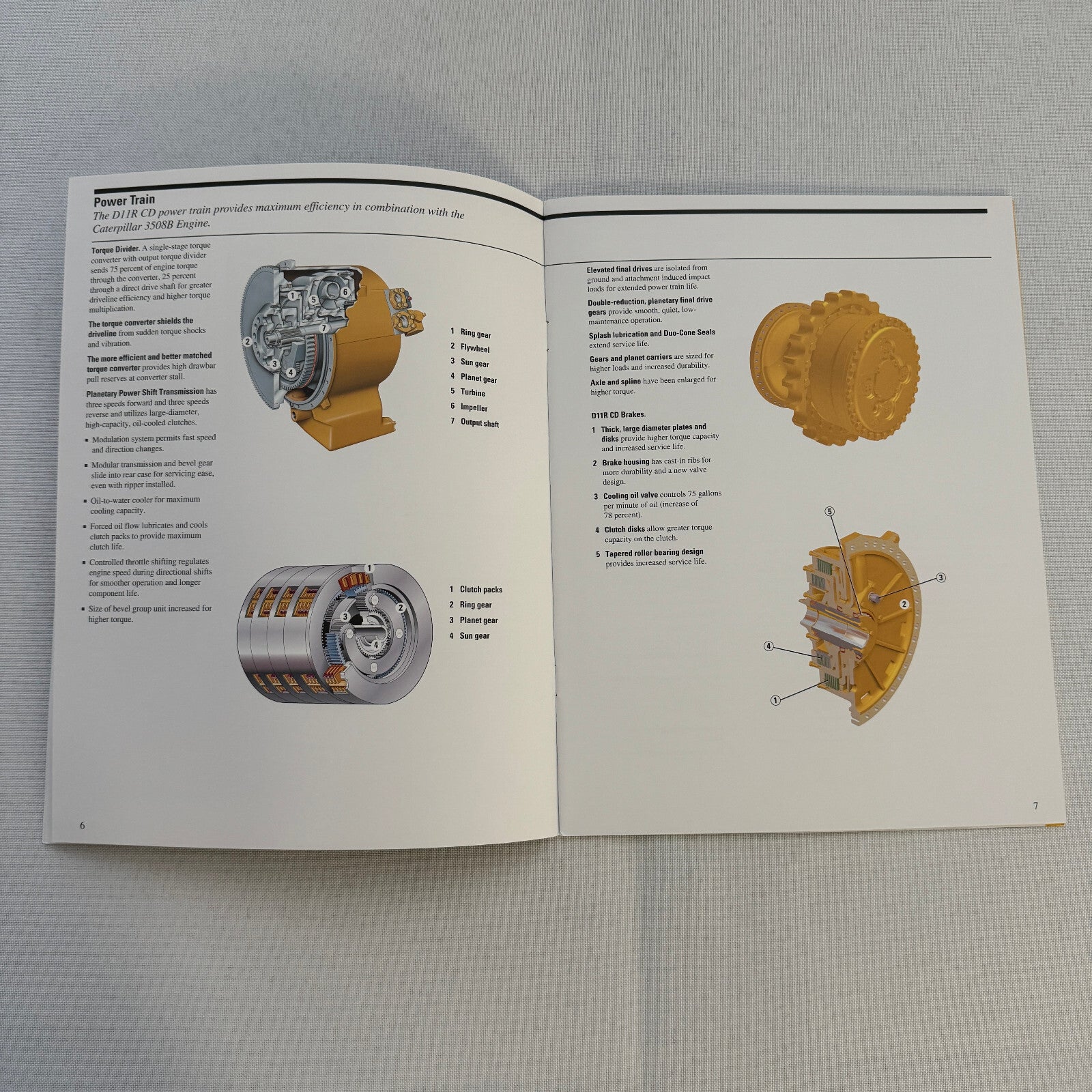 Caterpillar Cat D11R CD Carrydozer Tractor Construction Equipment Brochure