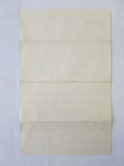 1920 Oldsmobile Economy Truck Factory Pricing Document Letterhead 