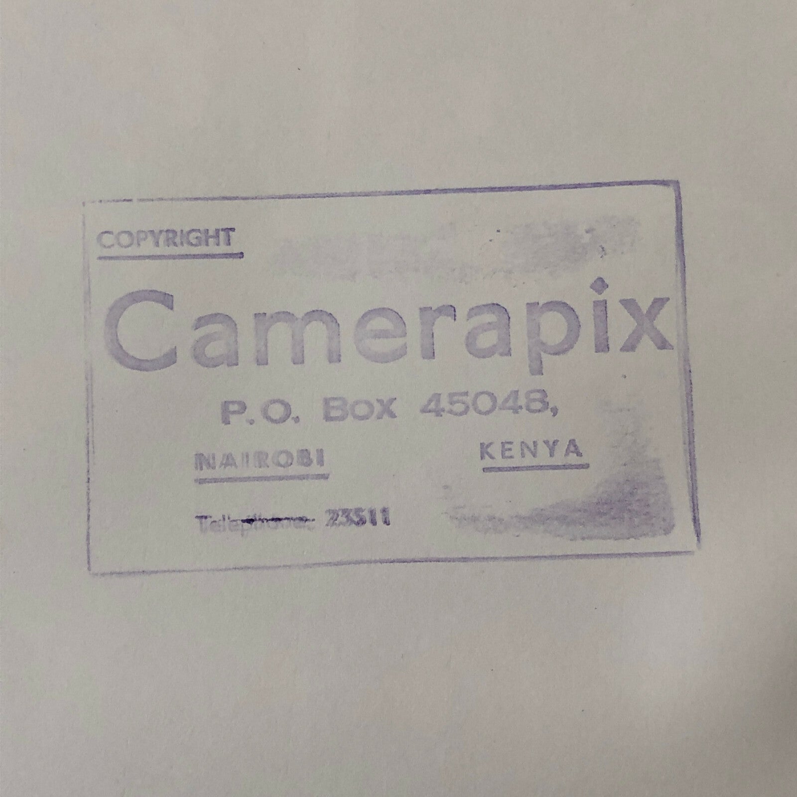 Vintage Rally Racing Photo Photograph 1974 East African Safari Car  