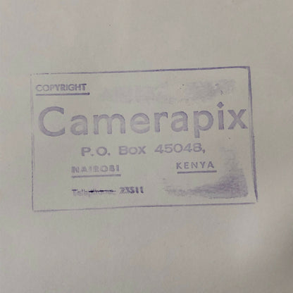 Vintage Rally Racing Photo Photograph 1974 East African Safari Car  