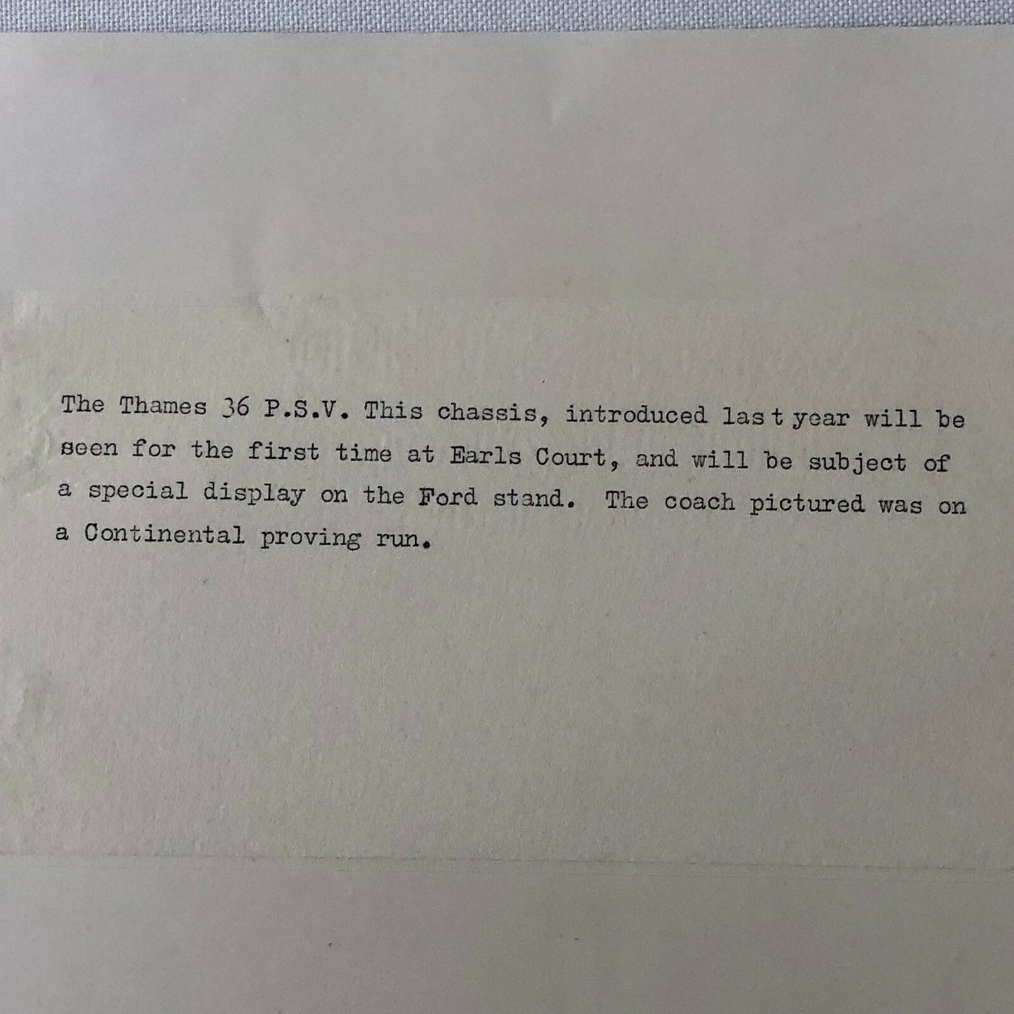 Vintage Thames Marauder 36 PSV Coach Bus Truck Photo Photograph 