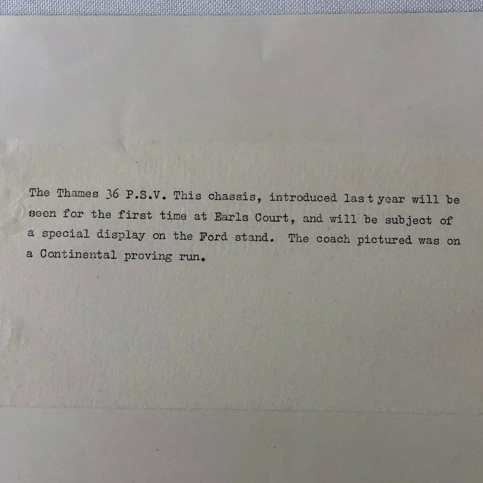 Vintage Thames Marauder 36 PSV Coach Bus Truck Photo Photograph 