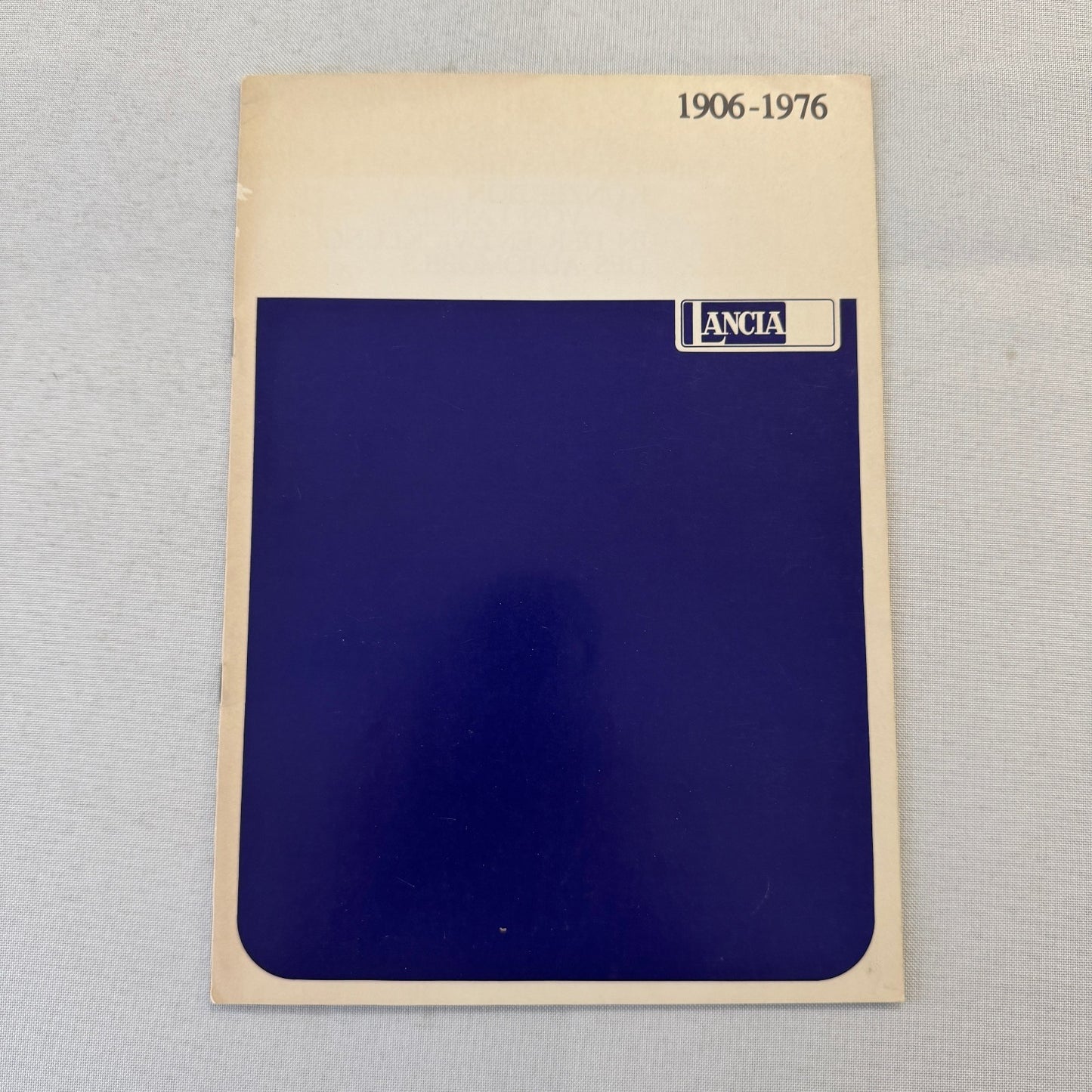 1976 Lancia History Brochure Catalog Flaminia Fulvia Aprilia Aurelia GERMAN
