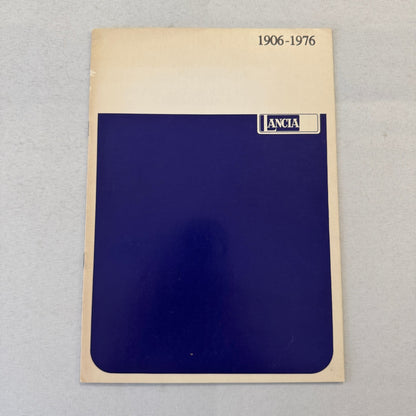 1976 Lancia History Brochure Catalog Flaminia Fulvia Aprilia Aurelia GERMAN