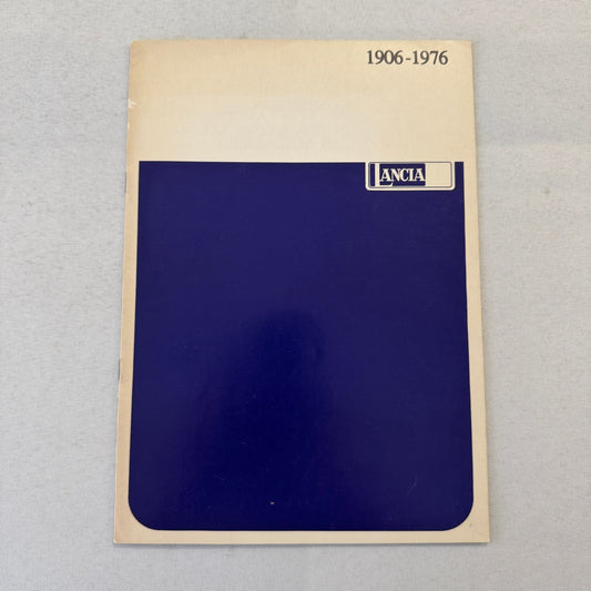 1976 Lancia History Brochure Catalog Flaminia Fulvia Aprilia Aurelia GERMAN