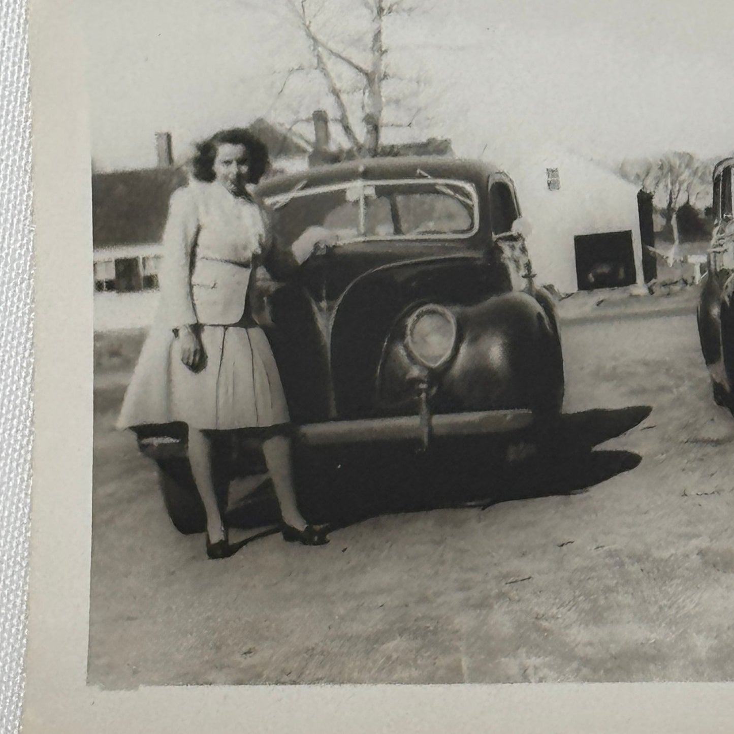 Vintage Car Automobile Photo Photograph Print Women with Vehicles