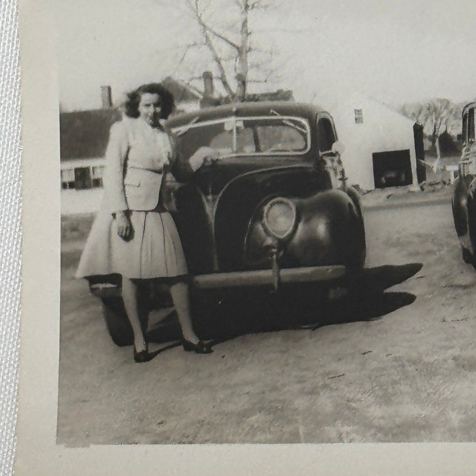 Vintage Car Automobile Photo Photograph Print Women with Vehicles