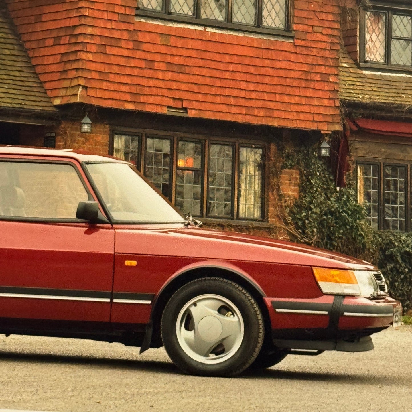 1993 Saab 900 Ruby Edition Car Automobile Factory Press Photo Photograph Print