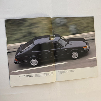 Vintage Saab 900 Cabriolet Saab 900 Turbo 16 Aero Sales Brochure Car SWEDISH