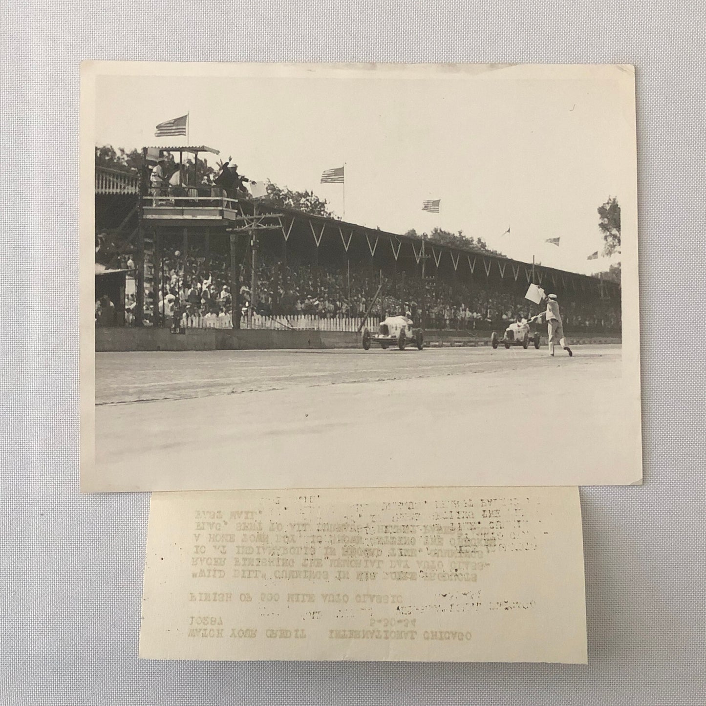 Press Photo 1934 Indianapolis Indy 500 Racing Photograph Wild Bill Cummings