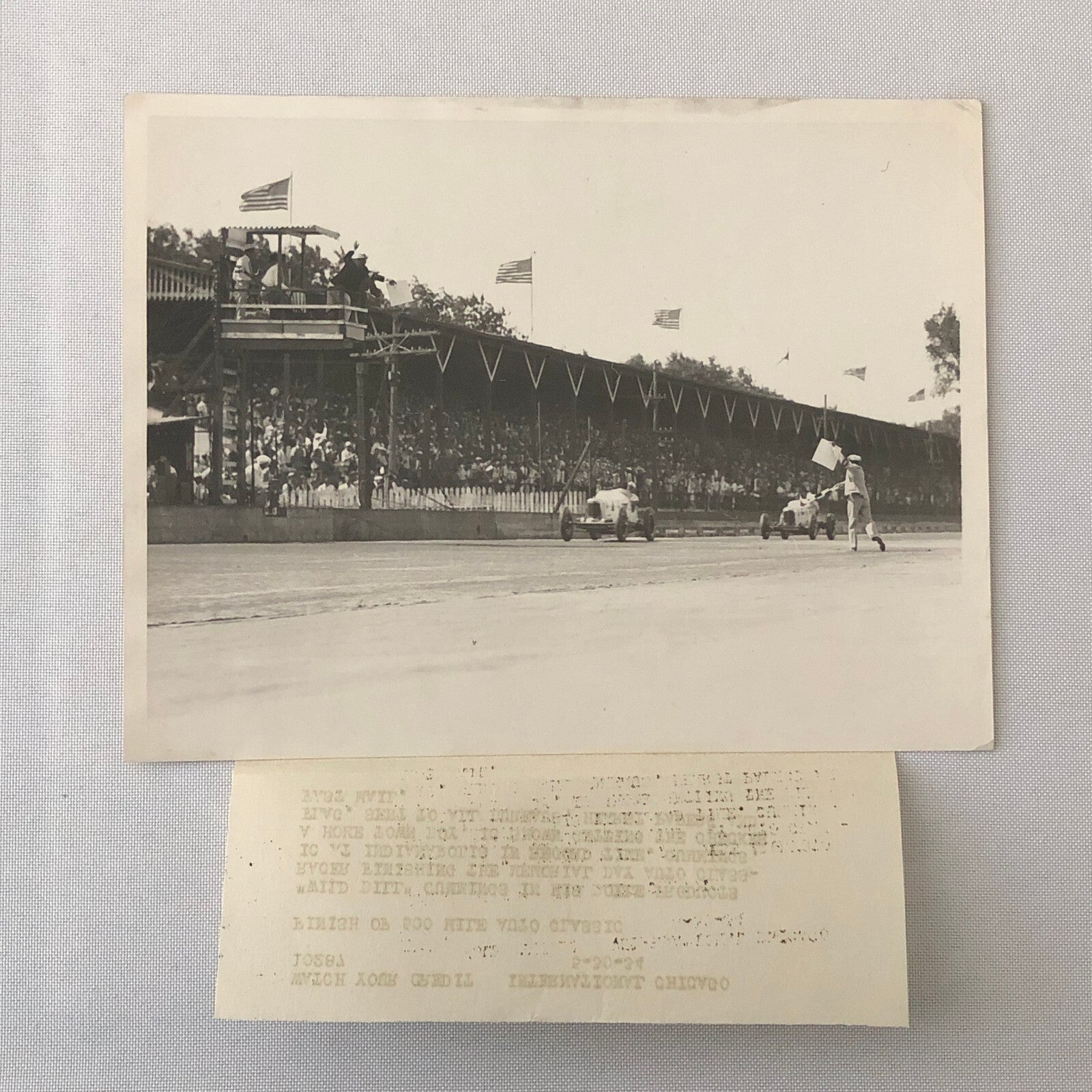 Press Photo 1934 Indianapolis Indy 500 Racing Photograph Wild Bill Cummings