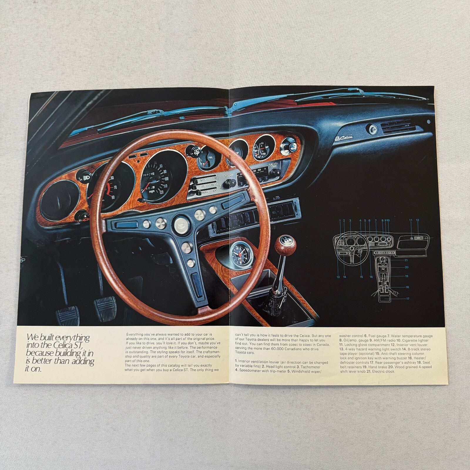 Toyota Celica Car Sales Brochure Catalog Advertising Toyota Celica ST