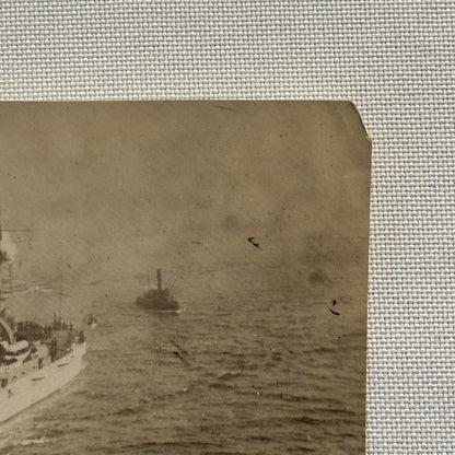 USS Minnesota Military Ship Boat Photo Photograph Vintage Print