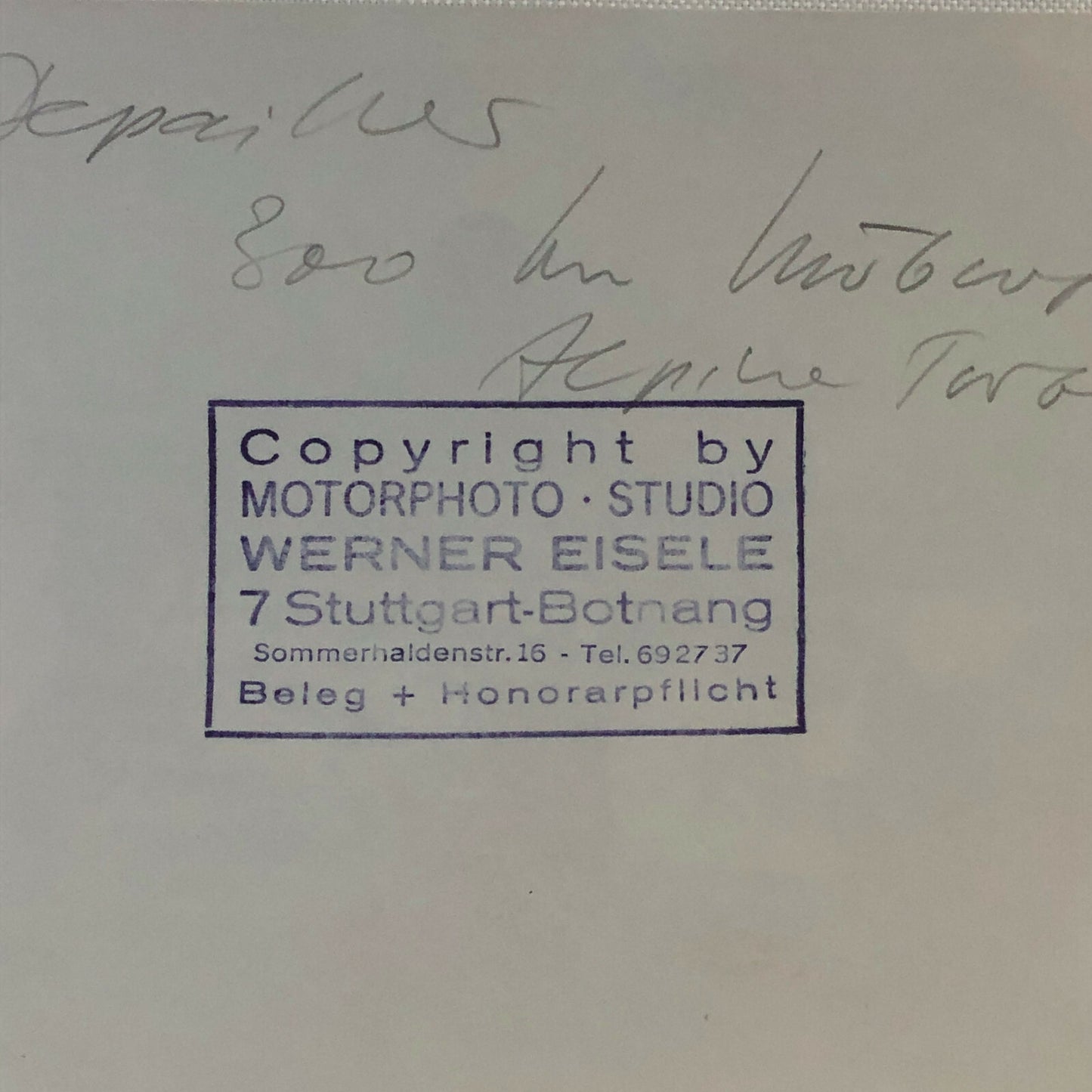 Vintage Racing Photo Photograph 1976 300KM Nurburgring Renault Alpine A442 Turbo