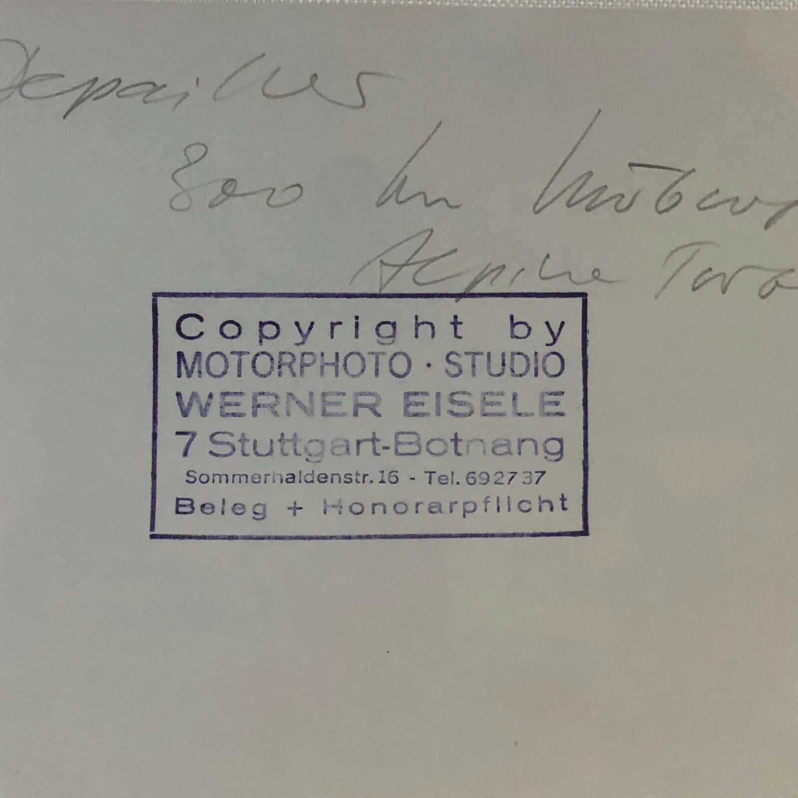 Vintage Racing Photo Photograph 1976 300KM Nurburgring Renault Alpine A442 Turbo